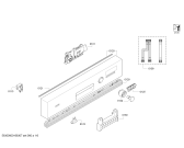 Схема №2 SN54E502IL made in Germany с изображением Передняя панель для посудомоечной машины Siemens 00708770