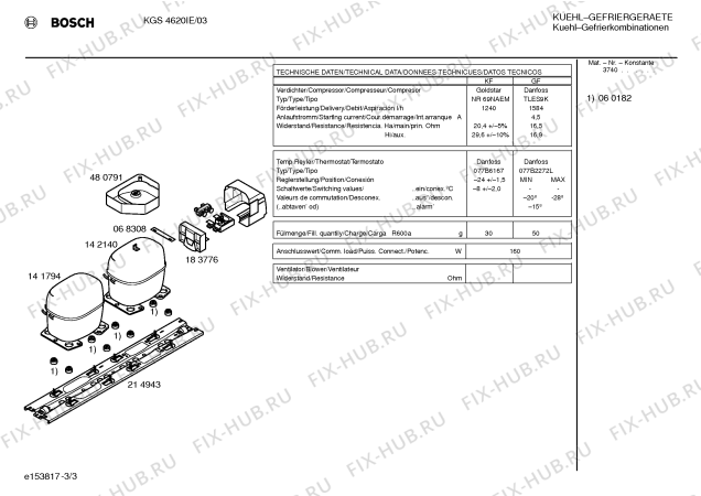 Схема №1 KG43S20IE с изображением Панель управления для холодильной камеры Siemens 00214935