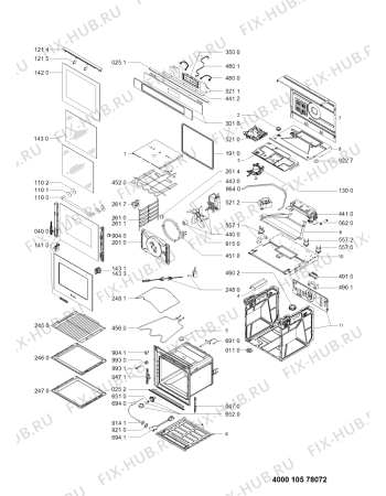 Схема №1 KOLP70351 (F090982) с изображением Инструкция по эксплуатации для плиты (духовки) Indesit C00351630