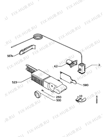 Взрыв-схема холодильника Zanussi Z20/9K - Схема узла Electrical equipment