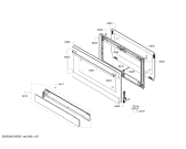 Схема №3 HQ738256M с изображением Вставка для плиты (духовки) Siemens 00629908