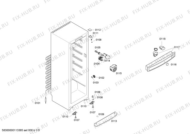 Схема №2 KSK38425 с изображением Поднос для холодильника Bosch 00444115