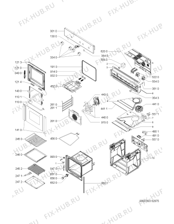 Схема №1 OBIB10S (F092506) с изображением Инструкция по эксплуатации для электропечи Indesit C00370990