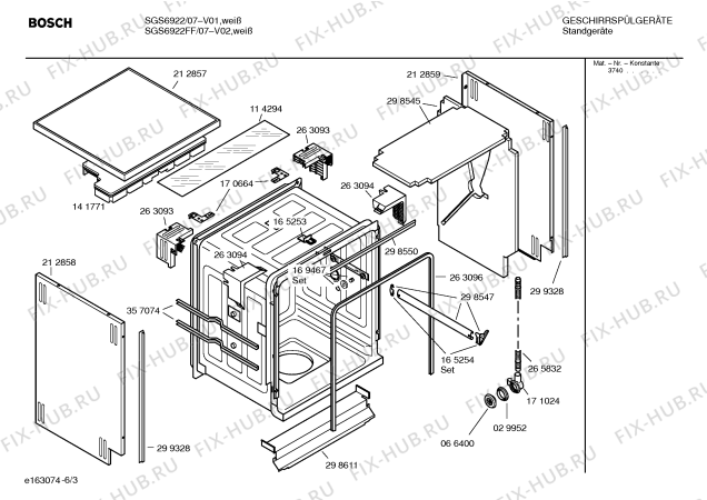 Схема №2 SGS5902 с изображением Инструкция по эксплуатации для посудомойки Bosch 00528734