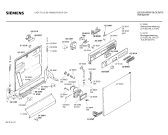 Схема №1 SN25307DK с изображением Передняя панель для посудомоечной машины Siemens 00273442