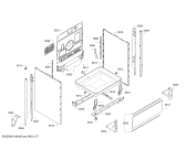 Схема №3 PHCB154K55 с изображением Панель управления для плиты (духовки) Bosch 11010702