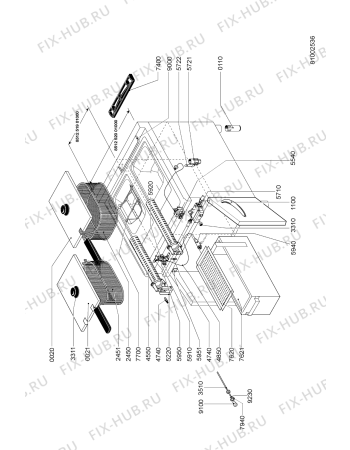 Схема №1 AGB 520/WP с изображением Мини-контейнер для электропечи Whirlpool 483286009321