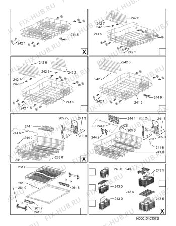 Схема №1 ADL 444/1 NB с изображением Микромодуль для посудомойки Whirlpool 480140102905