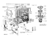 Схема №3 0730200536 GV121EE с изображением Корпус для посудомойки Bosch 00106019