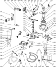 Схема №2 DW87S с изображением Шланг (трубка) для электропосудомоечной машины DELONGHI DAU1590189
