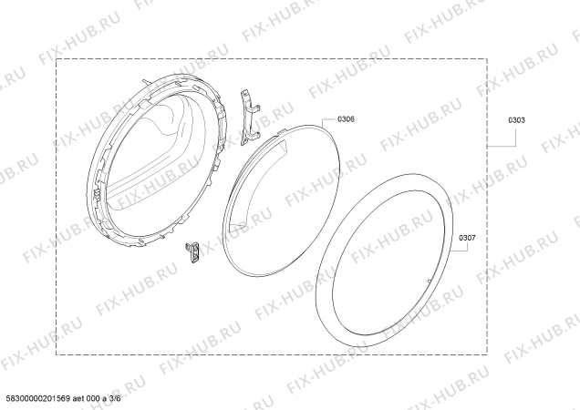 Схема №4 WTW875680W Serie 4 с изображением Крышка для сушильной машины Siemens 10006405