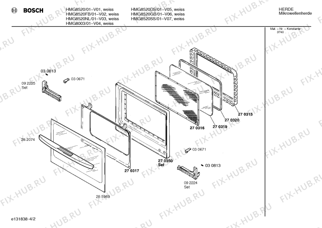 Схема №1 HME8560CH с изображением Инструкция по эксплуатации для свч печи Bosch 00516969
