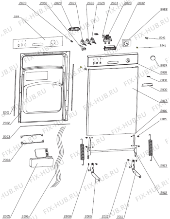 Схема №1 KGI600E (161248, WQP12-9026A) с изображением Другое для посудомойки Gorenje 230901