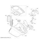 Схема №3 BGS5ECOGB GS-50 с изображением Крышка для электропылесоса Bosch 00748049
