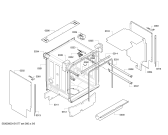 Схема №3 SMU58M45EU с изображением Рамка для посудомоечной машины Siemens 00680400