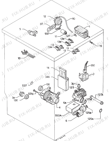 Взрыв-схема стиральной машины Atlas TF903-2 - Схема узла Electrical equipment 268