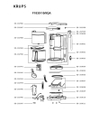 Схема №1 F1830110/9QA с изображением Крышечка для электрокофемашины Krups SS-202986