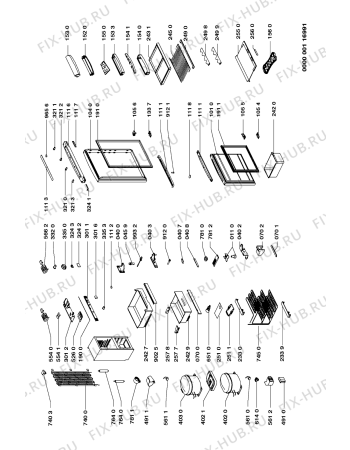 Схема №1 ART 876/G/GREY с изображением Фитинг для холодильника Whirlpool 481946288177