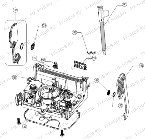 Взрыв-схема посудомоечной машины Gorenje GV8425 (388472, INRD41S1) - Схема узла 06