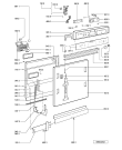 Схема №2 GSI 6556 IN с изображением Панель для посудомойки Whirlpool 481245372297