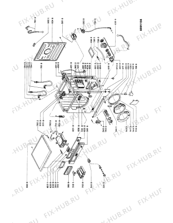 Схема №1 W100 (F092415) с изображением Инструкция по обслуживанию для стиральной машины Indesit C00361763