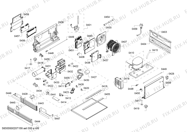 Схема №3 RF411304 Gaggenau с изображением Цокольная панель для холодильника Bosch 11024698