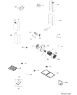 Схема №1 PDI9075E с изображением Дымоход для электровытяжки Aeg 4055382644