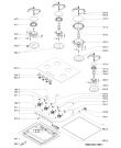 Схема №1 AKS 377/NB с изображением Затычка для электропечи Whirlpool 481010323548