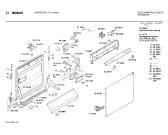Схема №2 SMS5052DK с изображением Панель для электропосудомоечной машины Bosch 00273020