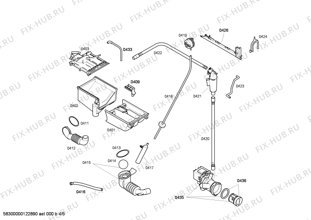 Схема №1 WAE284F1NL ProFutura 1400 с изображением Силовой модуль для стиралки Bosch 00668836