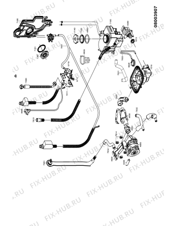 Схема №2 ADG 151/2 с изображением Обшивка для электропосудомоечной машины Whirlpool 481290508526