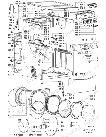 Схема №2 082 WT/GY-MX с изображением Переключатель для стиралки Whirlpool 481241029171