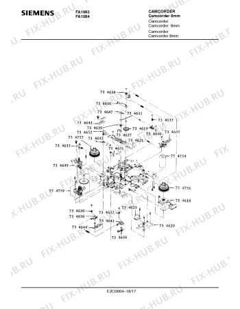 Схема №8 FA1084 с изображением Сервисная инструкция для видеоаппаратуры Siemens 00535260