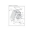 Схема №2 WM126VS с изображением Шарнир люка для стиралки Whirlpool 482000016475