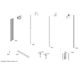Схема №3 FIN18MIEL1 F 1411 SF с изображением Внешняя дверь для холодильной камеры Bosch 00247880