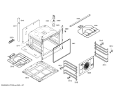 Схема №1 HLN342220B с изображением Панель управления для электропечи Bosch 00667359