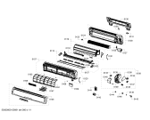 Схема №1 B1ZMI24500 с изображением Вентиляционная решетка для сплит-системы Bosch 00246629