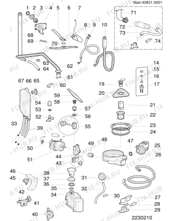 Схема №1 IDL42SK (F032304) с изображением Инструкция по эксплуатации для посудомойки Indesit C00112175