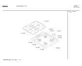 Схема №1 HSF233050E с изображением Хомут для плиты (духовки) Bosch 00493838
