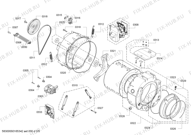 Схема №1 WM16Y890FF IQ800 с изображением Панель управления для стиралки Siemens 00740258