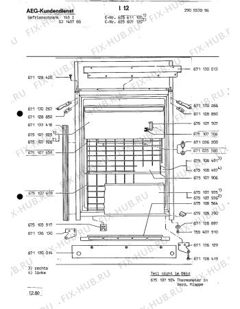 Схема №1 GI 1407 BG с изображением Дверца для холодильника Aeg 8996751079261