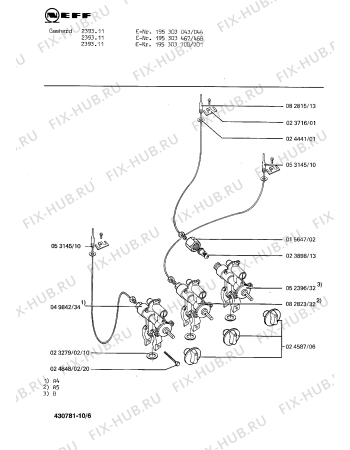 Схема №4 195303707 2394.11FG с изображением Переключатель для духового шкафа Bosch 00024694