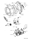 Схема №1 VDP 610 M с изображением Обшивка для сушилки Whirlpool 480112100257