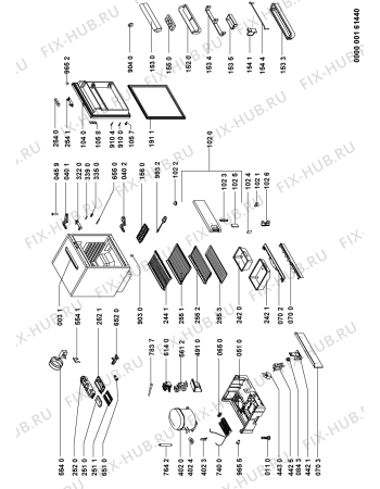 Схема №1 CB656WGB4 (F091266) с изображением Инструкция по эксплуатации для холодильника Indesit C00355625