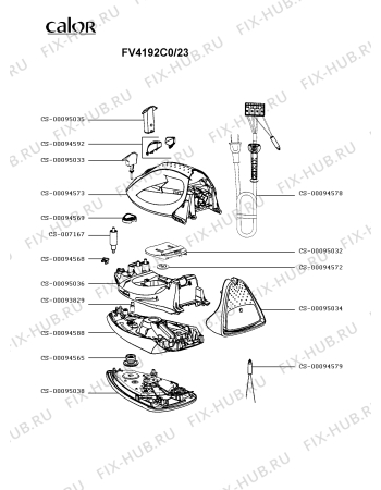 Схема №1 177048 с изображением Провод для электропарогенератора Tefal CS-00094578