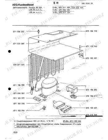 Взрыв-схема холодильника Linde (N Ln) LGS 84 ADL - Схема узла Section2