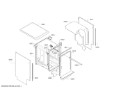 Схема №3 SPS86M12DE Exclusiv,Made in Germany,Serie 6 с изображением Передняя панель для посудомоечной машины Bosch 11016446