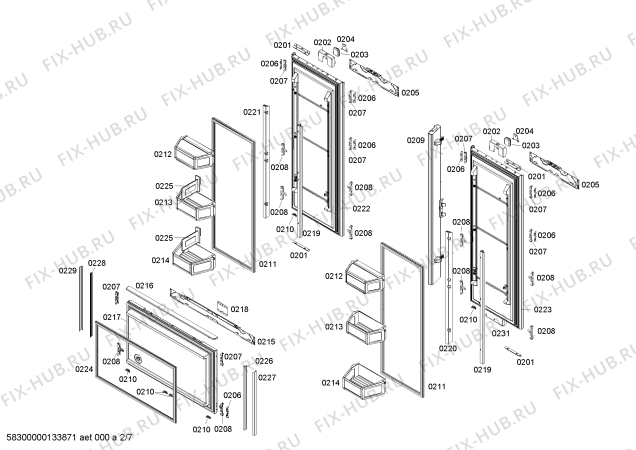 Схема №5 T36BT71FS с изображением Компрессор для холодильника Bosch 00144875