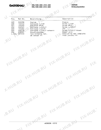 Схема №8 EB840110D с изображением Планка для электропечи Bosch 00292227