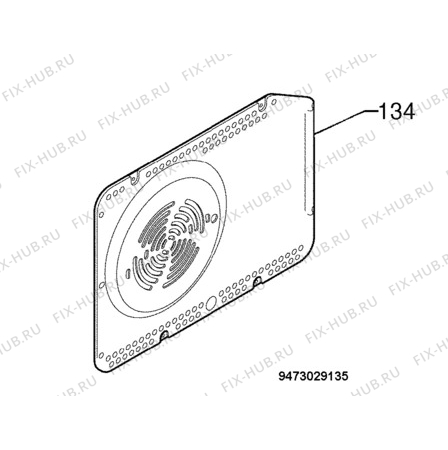 Взрыв-схема плиты (духовки) Electrolux EKM6726X - Схема узла Kit 269